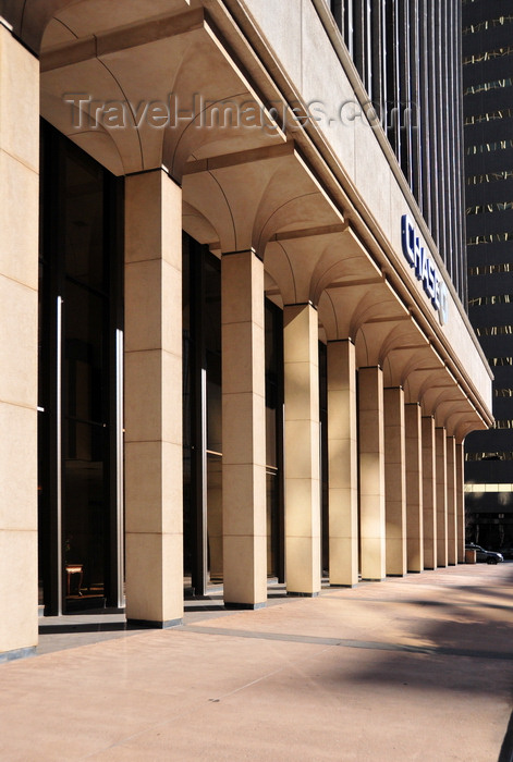 usa2308: Oklahoma City, OK, USA: Chase Tower - columns and Chase logo - officialy know as Cotter Ranch Tower, after its owner - photo by M.Torres - (c) Travel-Images.com - Stock Photography agency - Image Bank