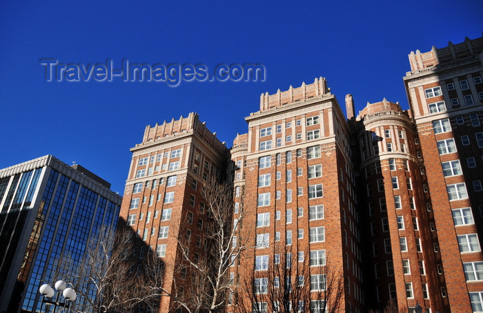 usa2309: Oklahoma City, OK, USA: The Skirvin Hilton hotel - designed in 1909 by Solomon A. Layton for oil baron William Balser 'Bill' Skirvin - 1 Park Avenue, corner of Broadway - photo by M.Torres - (c) Travel-Images.com - Stock Photography agency - Image Bank