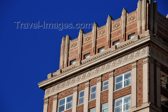usa2310: Oklahoma City, OK, USA: The Skirvin Hilton hotel - ornate exterior in Malakoff bricks and terra cota - Flemish bond pattern - photo by M.Torres - (c) Travel-Images.com - Stock Photography agency - Image Bank