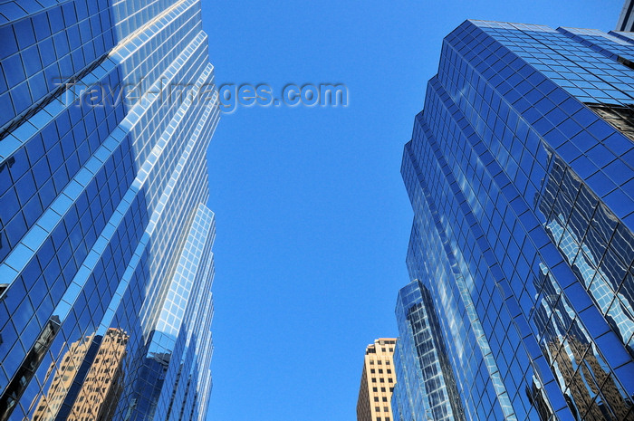 usa2326: Oklahoma City, OK, USA: Leadership Square - North Tower and South Tower - glass and sky - modernism - photo by M.Torres - (c) Travel-Images.com - Stock Photography agency - Image Bank