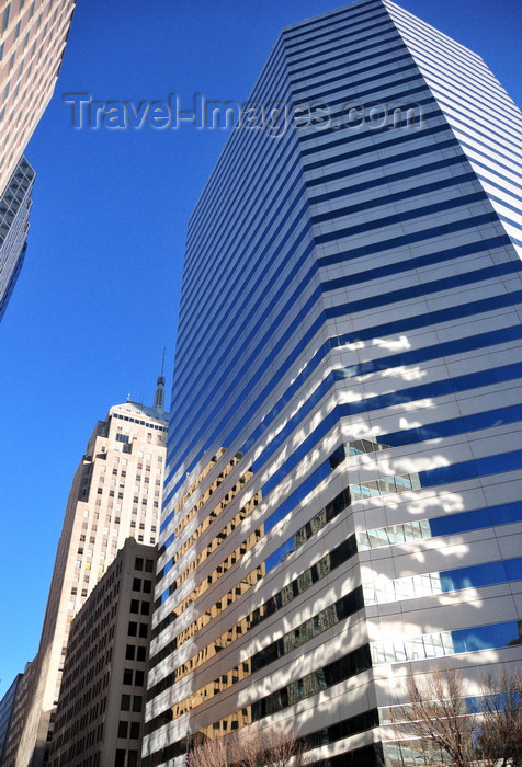 usa2327: Oklahoma City, OK, USA: Oklahoma Tower, Robinson Reniassance and First National Center - view along Park Avenue - photo by M.Torres - (c) Travel-Images.com - Stock Photography agency - Image Bank