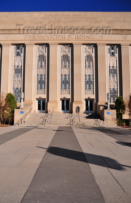 usa2338: Oklahoma City, OK, USA: City Hall - Municipal Building - houses the offices of the Mayor, City Council, and the City Manager - 200 North Walker Avenue - Arts District - photo by M.Torres - (c) Travel-Images.com - Stock Photography agency - Image Bank
