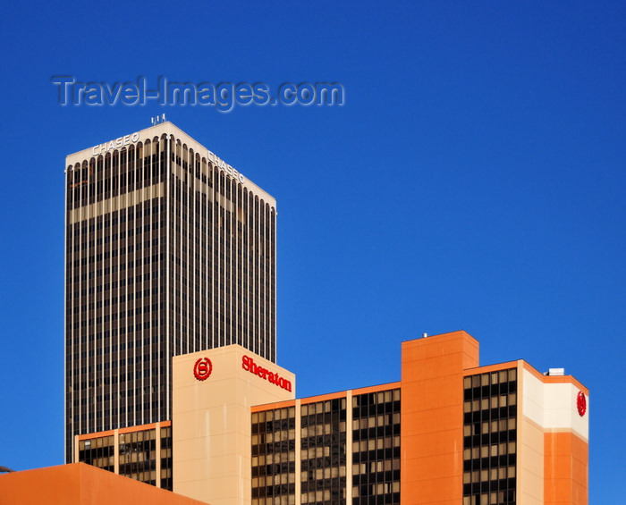 usa2347: Oklahoma City, OK, USA: Chase Tower and Sheraton Hotel - Business District - photo by M.Torres - (c) Travel-Images.com - Stock Photography agency - Image Bank