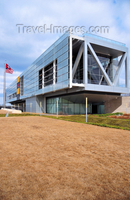 usa2360: Little Rock, Arkansas, USA: William Jefferson Clinton Presidential Center and Park - Clinton Library - architect James Polshek - operated by the National Archives and Records Administration - photo by M.Torres - (c) Travel-Images.com - Stock Photography agency - Image Bank