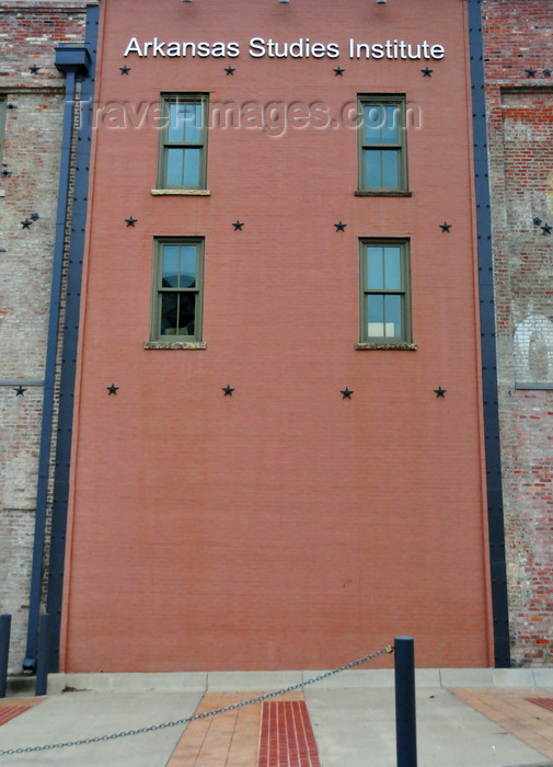 usa2364: Little Rock, Arkansas, USA: Arkansas Studies Institute - rear façade - brick wall - River Market district - photo by M.Torres - (c) Travel-Images.com - Stock Photography agency - Image Bank