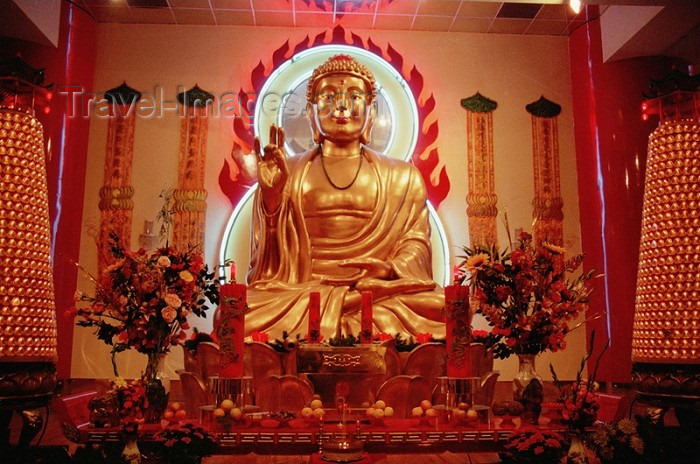 usa238: Manhattan (New York): Buddha - Buddhist temple in Chinatown - photo by J.Kaman - (c) Travel-Images.com - Stock Photography agency - Image Bank