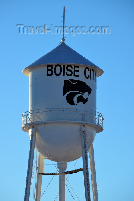 usa2393: Boise City, Cimarron County, Oklahoma, USA: water tower with the town's logo - photo by M.Torres - (c) Travel-Images.com - Stock Photography agency - Image Bank