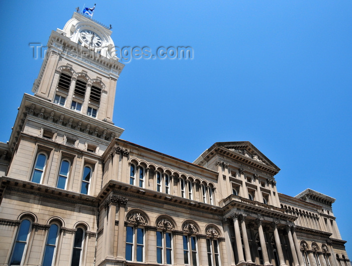 usa2491: Louisville, Kentucky, USA: Louisville City hall main facade - Indiana Limestone in a blend of Italianate and Second Empire styles by architect John Andrewartha - photo by M.Torres - (c) Travel-Images.com - Stock Photography agency - Image Bank