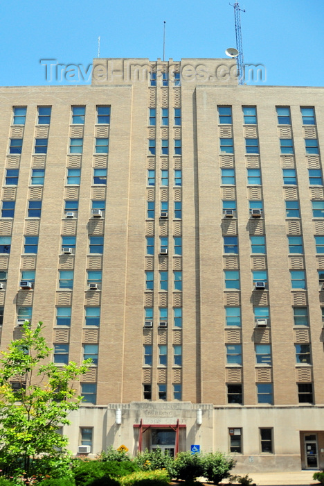 usa2495: Louisville, Kentucky, USA: the Art Deco Fiscal Court Building - applied masonry - Court Place - photo by M.Torres - (c) Travel-Images.com - Stock Photography agency - Image Bank