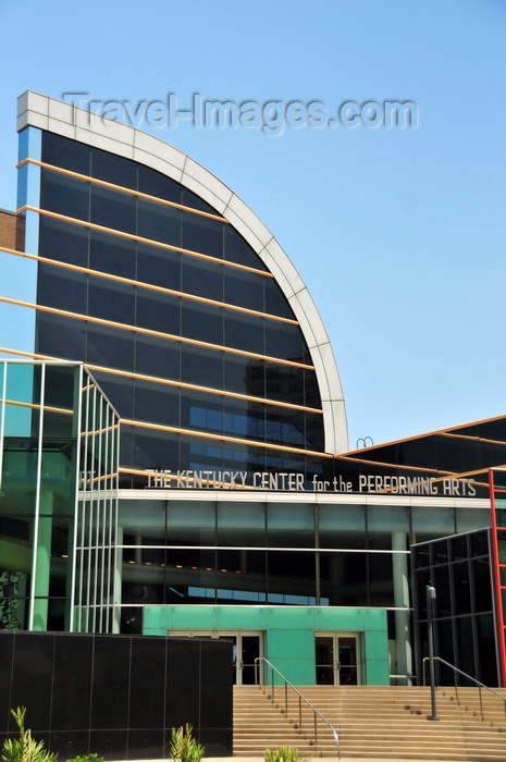 usa2513: Louisville, Kentucky, USA: entrance to the Kentucky Center for the Performing Arts - architect Caudill Rowlett Scott - West Main stret - photo by M.Torres - (c) Travel-Images.com - Stock Photography agency - Image Bank