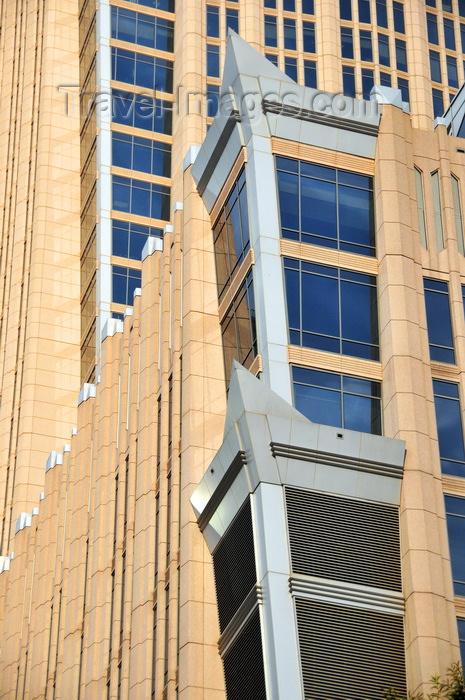 usa2558: Charlotte, North Carolina, USA: Hearst Tower corner detail - North Tryon Street - architects Smallwood, Reynolds, Stewart, Stewart & Associates - photo by M.Torres - (c) Travel-Images.com - Stock Photography agency - Image Bank