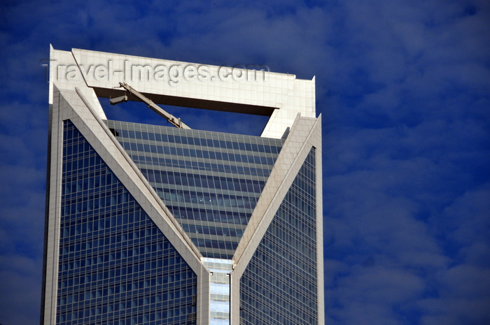 usa2577: Charlotte, North Carolina, USA: Duke Energy Center top floors - postmodernism by architects Thompson, Ventulett, Stainback & Associates - South Tryon Street - photo by M.Torres - (c) Travel-Images.com - Stock Photography agency - Image Bank