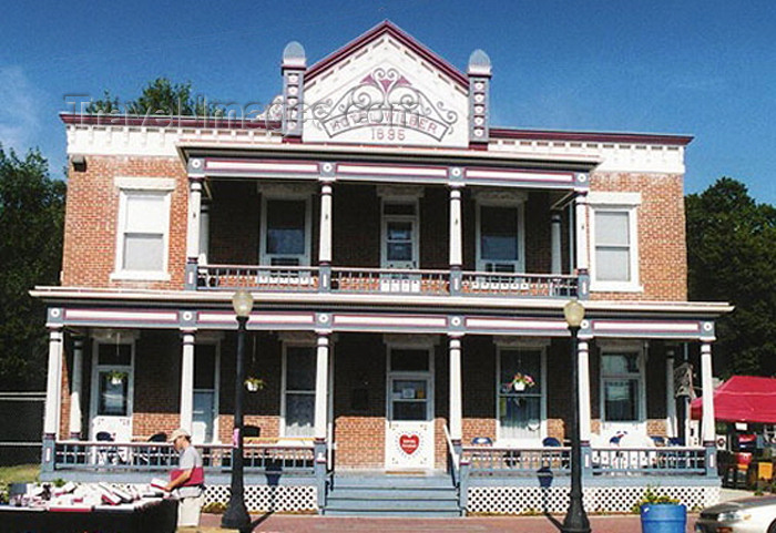 usa296: Wilber, Nebraska, USA: Wilber hotel - South Wilson Street - historic hotel in the Czech Capital of the USA - photo by G.Frysinger - (c) Travel-Images.com - Stock Photography agency - Image Bank