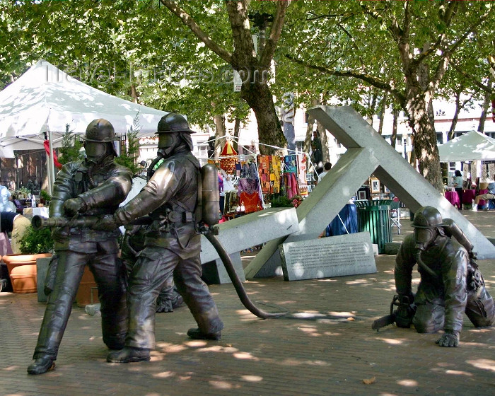 usa333: Seattle, Washington, USA: Firefighter's memorial - photo by R.Ziff - (c) Travel-Images.com - Stock Photography agency - Image Bank