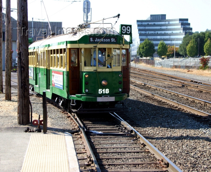 usa339: Seattle, Washington, USA: streetcar / tram - photo by R.Ziff - (c) Travel-Images.com - Stock Photography agency - Image Bank