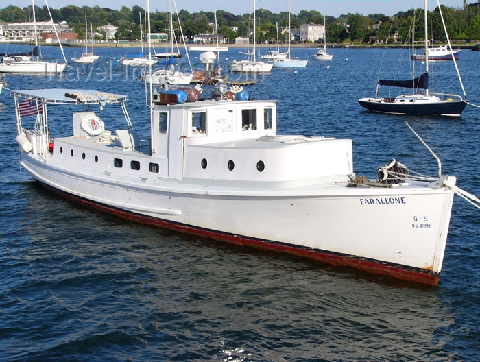 usa376: USA - Newport, Rhode Island, USA: boat - the Farallone was formerly used to transport prisoners to Alcatraz - photo by G.Frysinger - (c) Travel-Images.com - Stock Photography agency - Image Bank