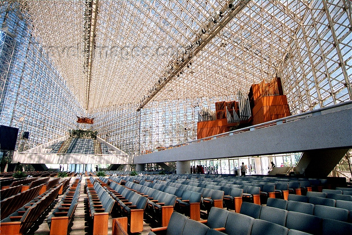 usa467: Garden Grove (California): Crystal Cathedral - interior - Photo by G.Friedman - (c) Travel-Images.com - Stock Photography agency - Image Bank
