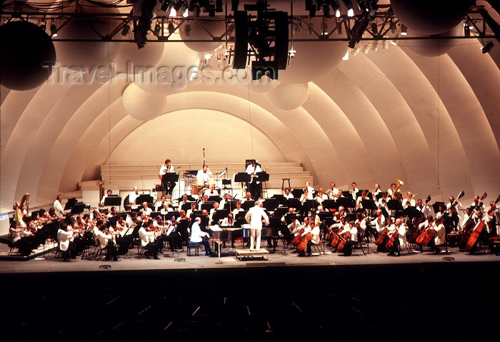 usa476: Los Angeles (California): Hollywood Bowl - orchestra - Photo by G.Friedman - (c) Travel-Images.com - Stock Photography agency - Image Bank