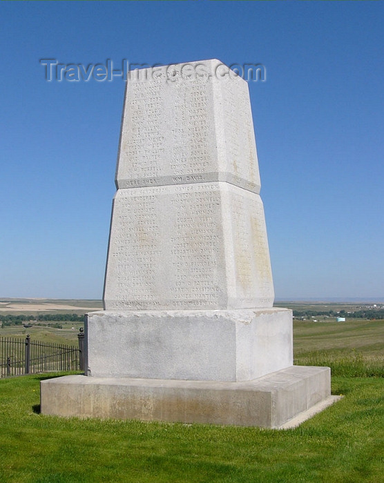 usa513: Little Bighorn (Montana): monument at the Little Bighorn battle site - Custer's Last Stand - photo by G.Frysinger - (c) Travel-Images.com - Stock Photography agency - Image Bank