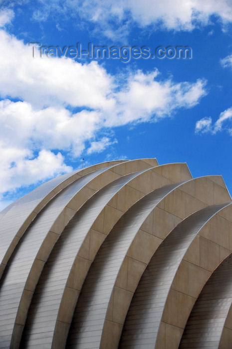 usa517: Kansas City, Missouri, USA: Kauffman Center for the Performing Arts - Structural Expressionism by the Jewish architect Moshe Safdie - photo by M.Torres - (c) Travel-Images.com - Stock Photography agency - Image Bank