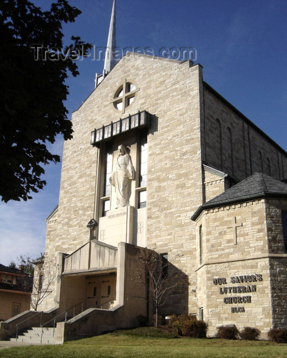 usa545: Milwaukee (Wisconsin): Our Savior's Lutheran Church - photo by G.Frysinger - (c) Travel-Images.com - Stock Photography agency - Image Bank