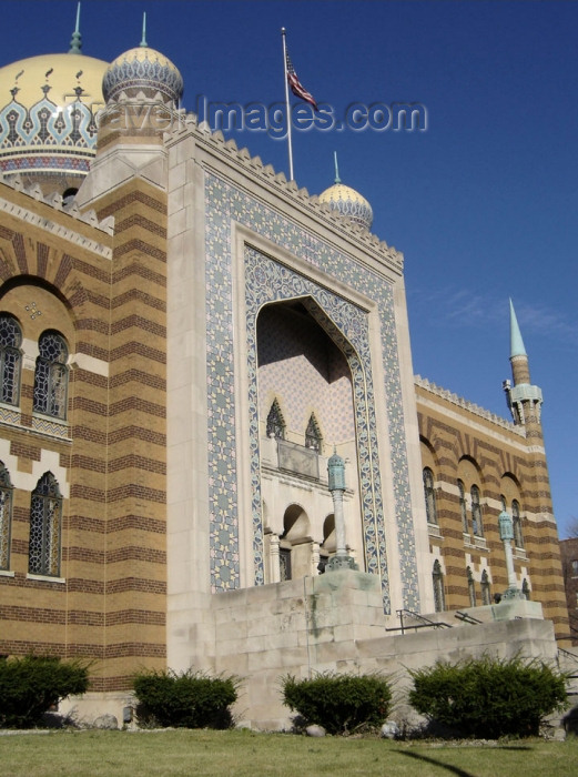 usa546: Milwaukee (Wisconsin): Tripoli Mosque - Temple - Tripoli Shrine Masonic Temple - Ancient Arabic Order of the Nobles of the Mystic Shrine for North America - Shriners, or Shrine Masons - photo by G.Frysinger - (c) Travel-Images.com - Stock Photography agency - Image Bank