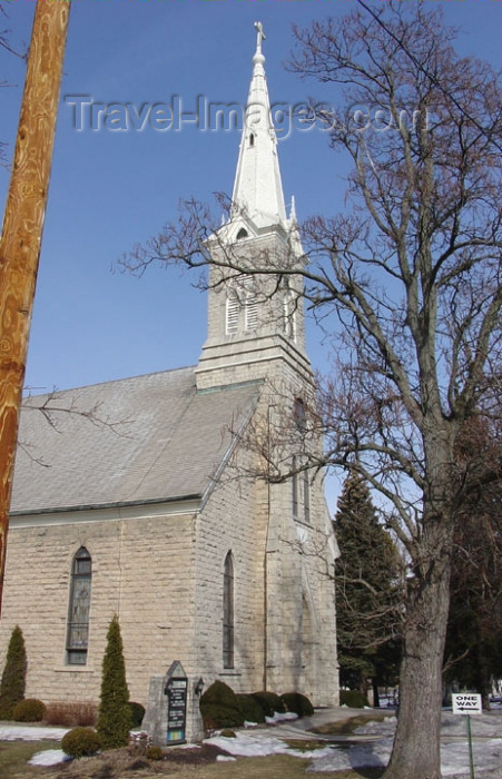 usa552: Freistadt (Wisconsin): Trinity church - Wisconsin's oldest Lutheran church - Missouri Synod - photo by G.Frysinger - (c) Travel-Images.com - Stock Photography agency - Image Bank