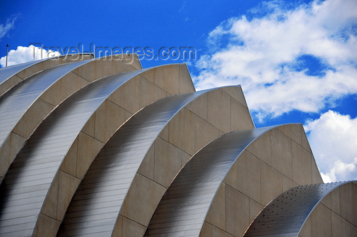 usa583: Kansas City, Missouri, USA: Kauffman Center for the Performing Arts aka Metropolitan Performing Arts Center of Kansas City - shell detail - photo by M.Torres - (c) Travel-Images.com - Stock Photography agency - Image Bank