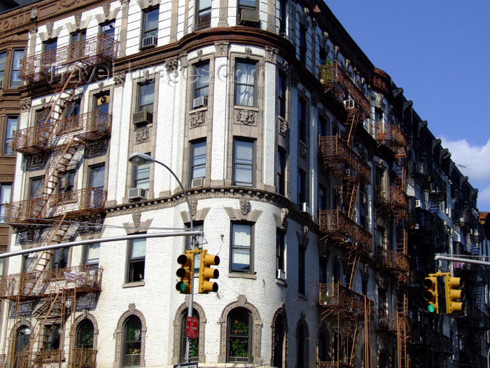 usa607: Manhattan (New York City): façade on Little Italy - photo by M.Bergsma - (c) Travel-Images.com - Stock Photography agency - Image Bank