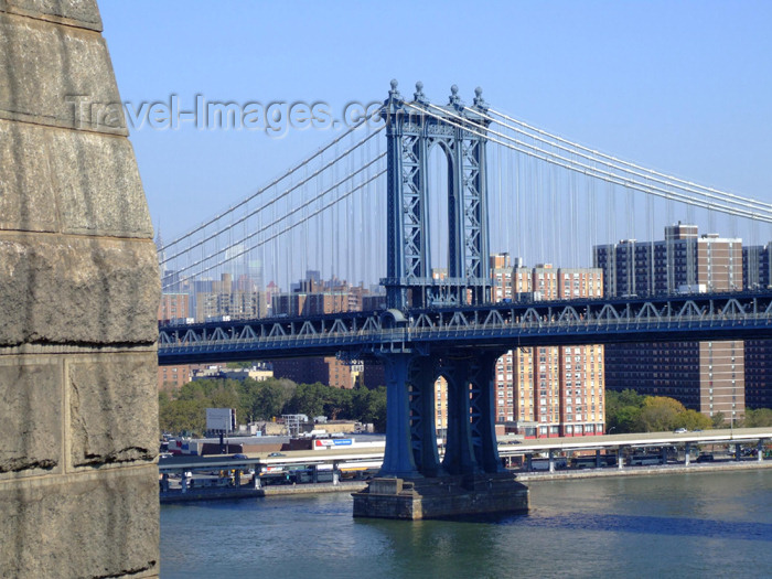 usa672: New York City: Manhattan Bridge - photo by M.Bergsma - (c) Travel-Images.com - Stock Photography agency - Image Bank