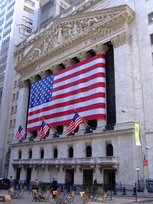 usa676: Manhattan (New York City): the Stock Exchange - NYSE - photo by M.Bergsma - (c) Travel-Images.com - Stock Photography agency - Image Bank