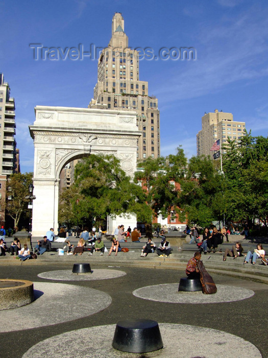 usa687: New York City: Washington Square - Greenwich Village - Lower Manhattan - photo by M.Bergsma - (c) Travel-Images.com - Stock Photography agency - Image Bank