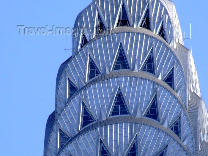 usa688: New York City: Crysler building -detail - east side of Manhattan at the intersection of 42nd Street and Lexington Avenue -architect William van Alen - photo by M.Bergsma - (c) Travel-Images.com - Stock Photography agency - Image Bank