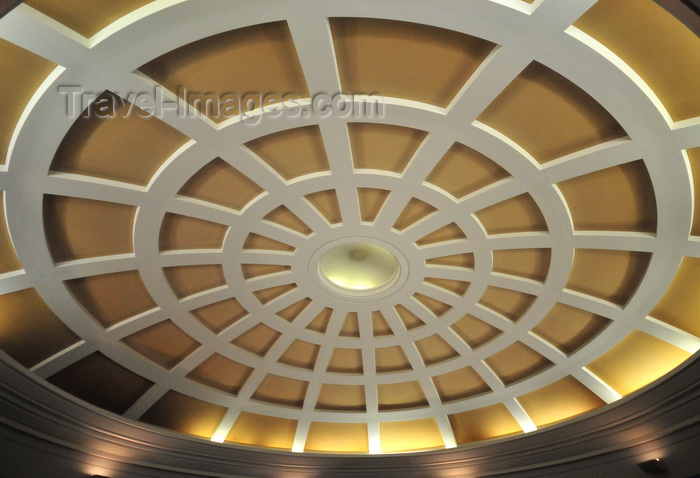 usa705: Charlotte, North Carolina, USA: Charlotte Douglas International Airport - dome with parallels and meridians - US Airways lounge - photo by M.Torres - (c) Travel-Images.com - Stock Photography agency - Image Bank