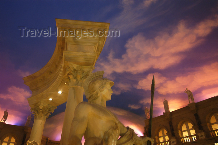 usa720: USA - Las Vegas (Nevada): Caesar's Palace Forum Shops, decorations (photo by B.Cain) - (c) Travel-Images.com - Stock Photography agency - Image Bank