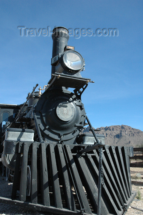 usa731: USA - Tombstone, Arizona - O.K. Corral film set - Old Tucson - steam locomotive - train - Cochise County (photo by K.Osborn) - (c) Travel-Images.com - Stock Photography agency - Image Bank