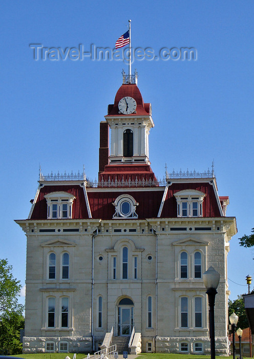 usa767: Cottonwood Falls. Kansas, USA: Chase County Courthouse - photo by G.Frysinger - (c) Travel-Images.com - Stock Photography agency - Image Bank