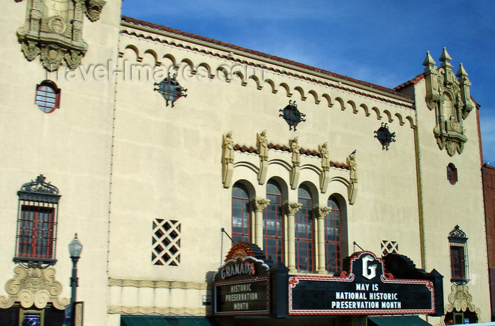 usa770: Emporia, Kansas, USA: theater façade - photo by G.Frysinger - (c) Travel-Images.com - Stock Photography agency - Image Bank