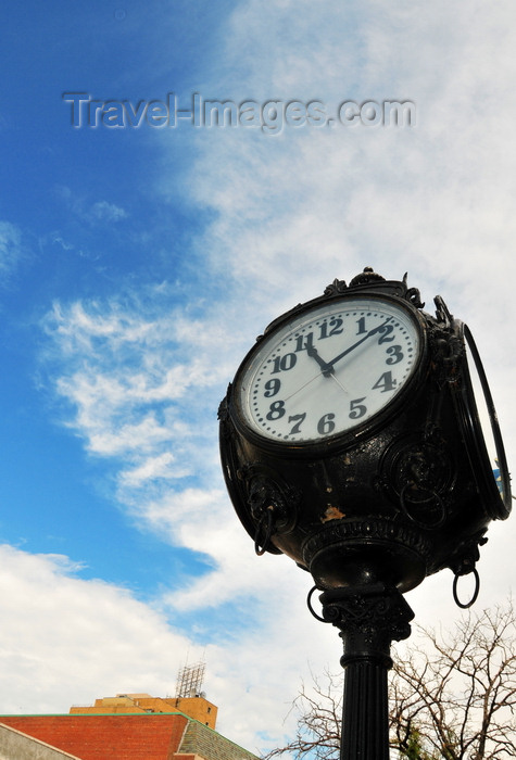 usa774: Kansas City, KS, USA: historical clock on Minnesota Avenue -  Winkler's Jewelry Store Clock, built in cast iron by Seth Thomas Clock Co. - photo by M.Torres - (c) Travel-Images.com - Stock Photography agency - Image Bank