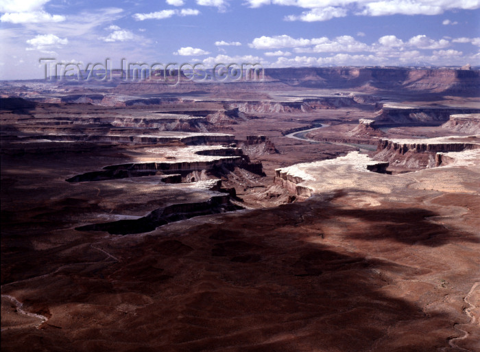 usa811: USA - Canyonlands National Park (Utah): view from the Green River Overlook, Island in the Sky - near Moab - photo by J.Fekete - (c) Travel-Images.com - Stock Photography agency - Image Bank