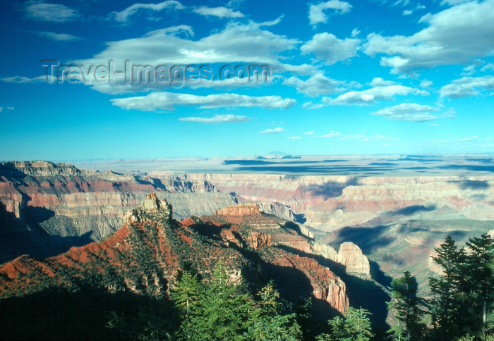 usa820: Grand Canyon (Arizona): clouds and rocks - photo by J.Fekete - (c) Travel-Images.com - Stock Photography agency - Image Bank