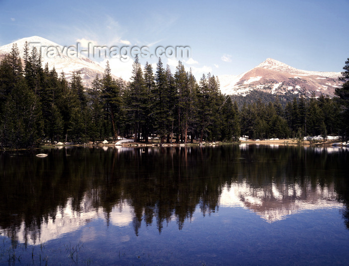 usa836: Yosemite National Park (California):  Mt.Dana and Mt.Gibbs - lake reflection - photo by J.Fekete - (c) Travel-Images.com - Stock Photography agency - Image Bank