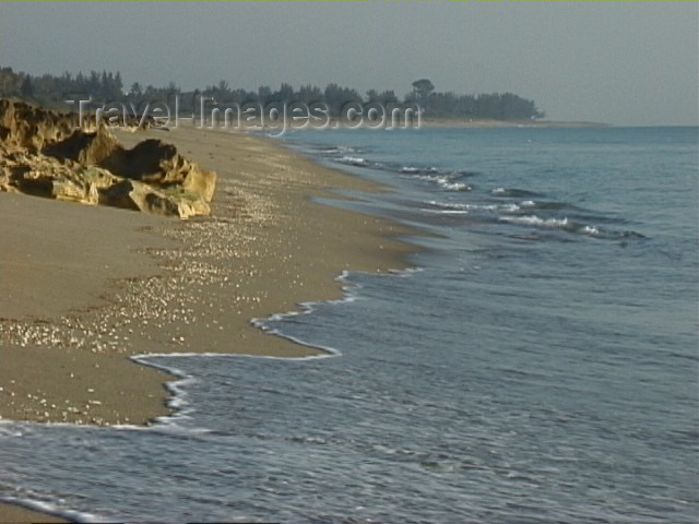 usa85: USA - Port Canaveral (Florida): empty beach - Brevard County (photo by S.Young) - (c) Travel-Images.com - Stock Photography agency - Image Bank