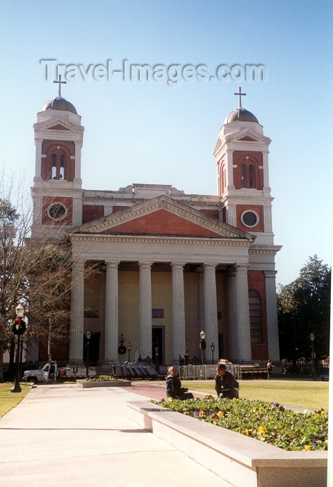 usa854: USA - Alabama - Mobile AL / MOB / BFM : Cathedral of the Immaculate Conception - designed by Claude Beroujon - church - photo by M.Torres - (c) Travel-Images.com - Stock Photography agency - Image Bank