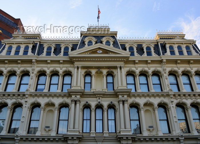 usa869: Wilimington, Delaware: Masonic Hall and Grand Opera House built in 1871 by the Delaware Grand Lodge of Masons, Second Empire style, architect Thomas Dixon, cast-iron facade on N Market St - photo by M.Torres - (c) Travel-Images.com - Stock Photography agency - Image Bank