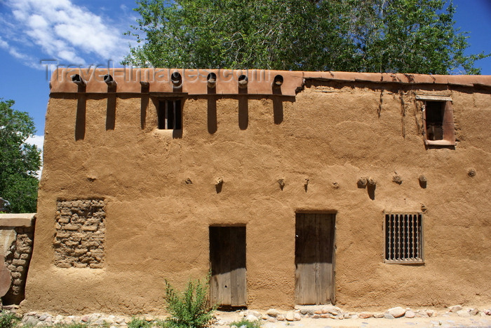 usa920: Santa Fé, New Mexico, USA: Sante Fé's oldest house (1646), claimed to be also the oldest in the United States of America built by Europeans - E De Vargas St, Barrio De Analco Historic District - photo by A.Ferrari - (c) Travel-Images.com - Stock Photography agency - Image Bank