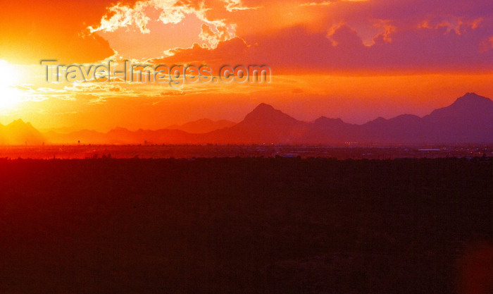 usa940: USA - Tucson (Arizona): sunset outside the city - landscape - photo by J.Fekete - (c) Travel-Images.com - Stock Photography agency - Image Bank