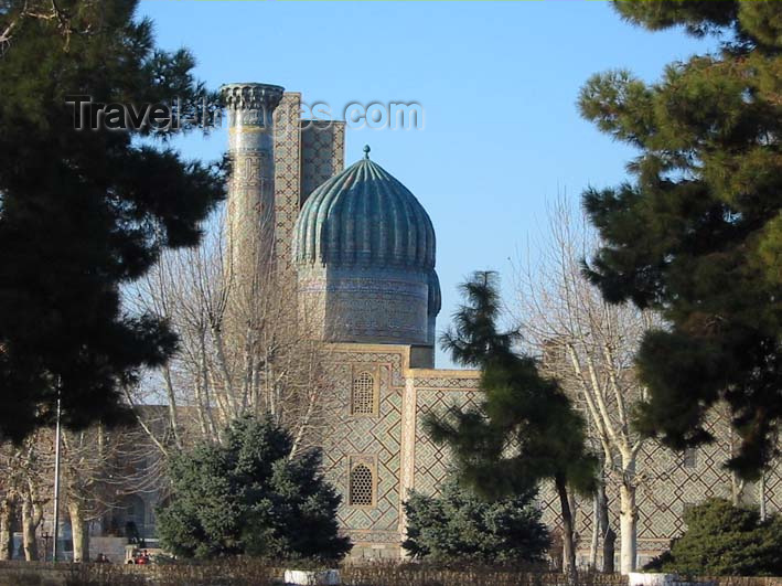 uzbekistan33: Uzbekistan - Samarkand: Registan Square - in the gardens (photo by Dalkhat M. Ediev) - (c) Travel-Images.com - Stock Photography agency - Image Bank