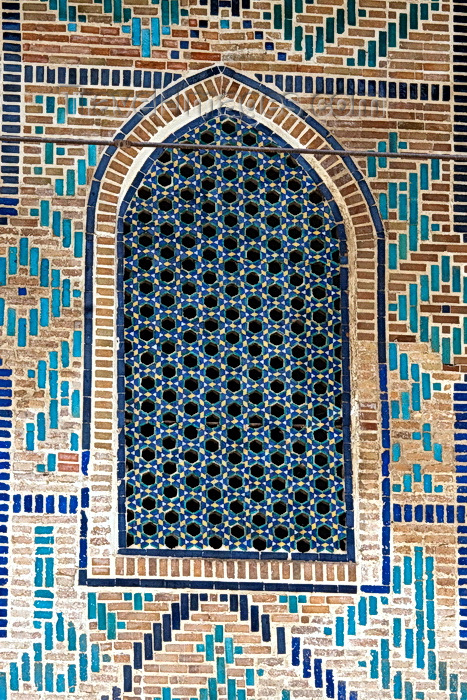 uzbekistan59: Windows, Kok Gumbat Mosque, Shahrisabz, Uzbekistan - photo by A.Beaton  - (c) Travel-Images.com - Stock Photography agency - Image Bank