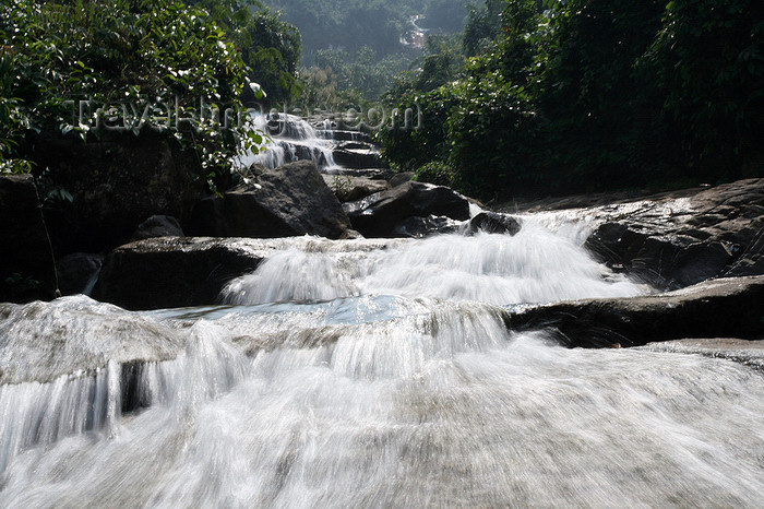 vietnam143: Ba Be National Park - Vietnam: Dau Dang waterfalls - Nang river - photo by Tran Thai - (c) Travel-Images.com - Stock Photography agency - Image Bank